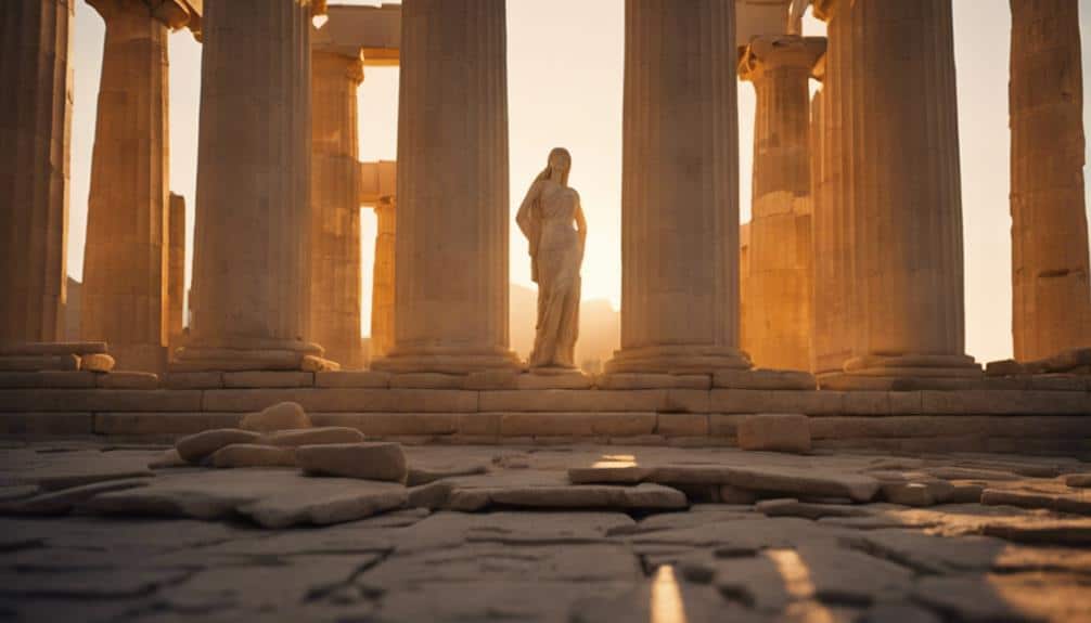 ancient greek temple ruins