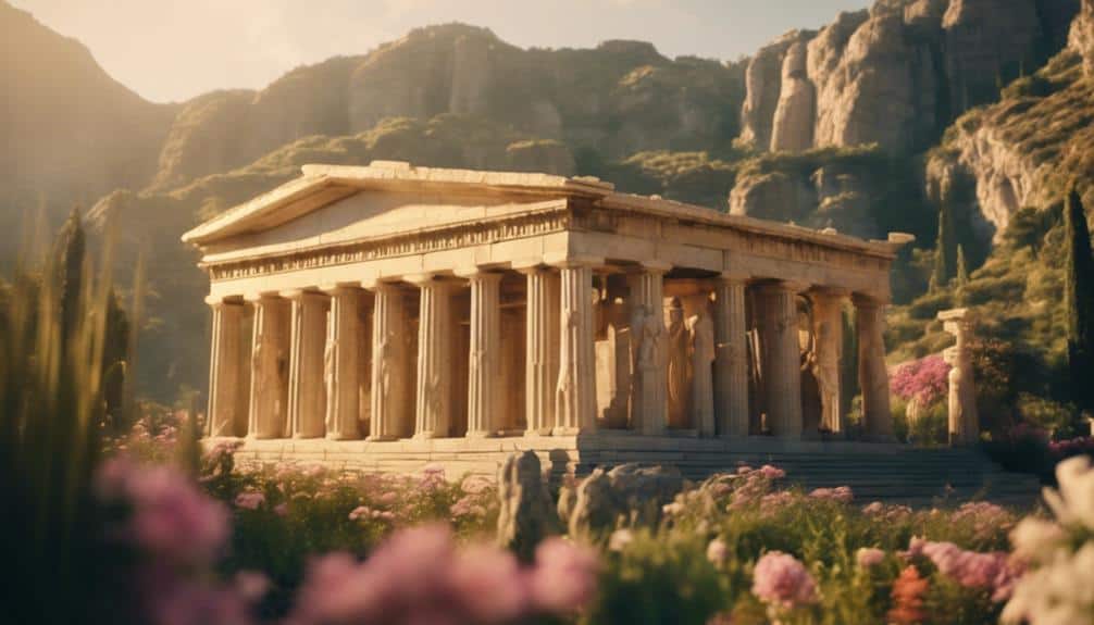 ancient greek temple ruins