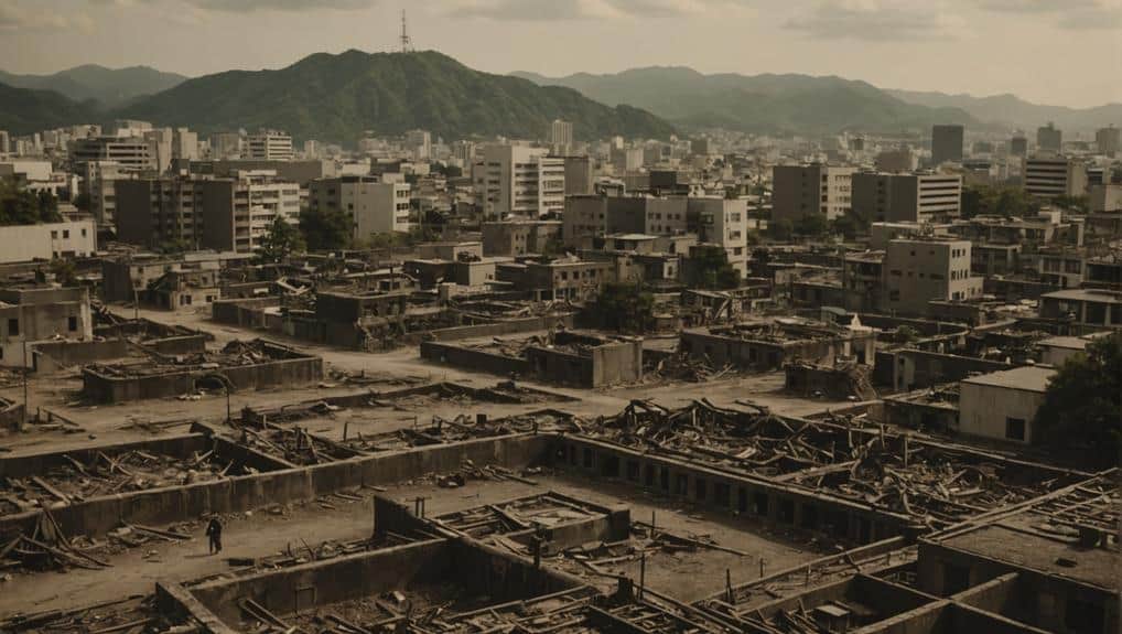 atomic bombs destroy two cities