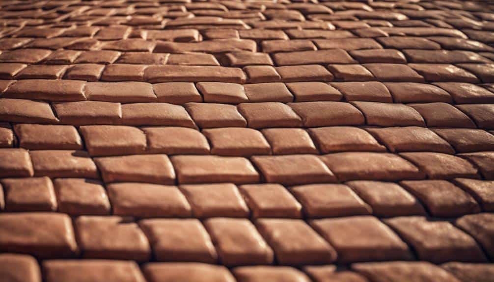 elegant herringbone brick design