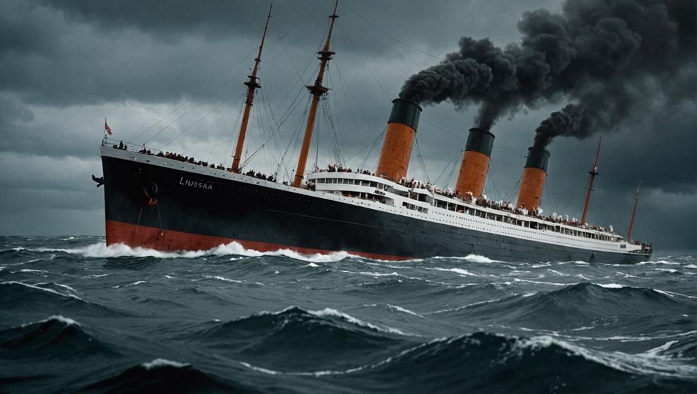 lusitania sinking shocks world