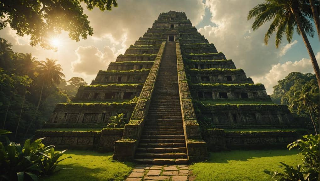 mayan pyramid in mexico