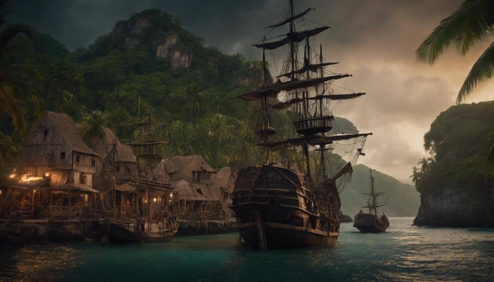 pirate haven in caribbean