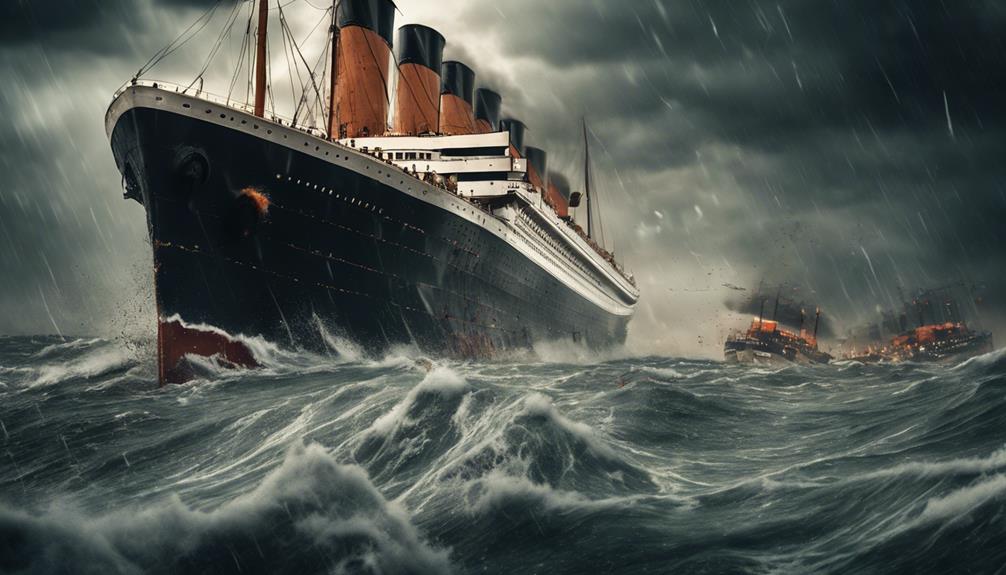 sinking of ocean liner